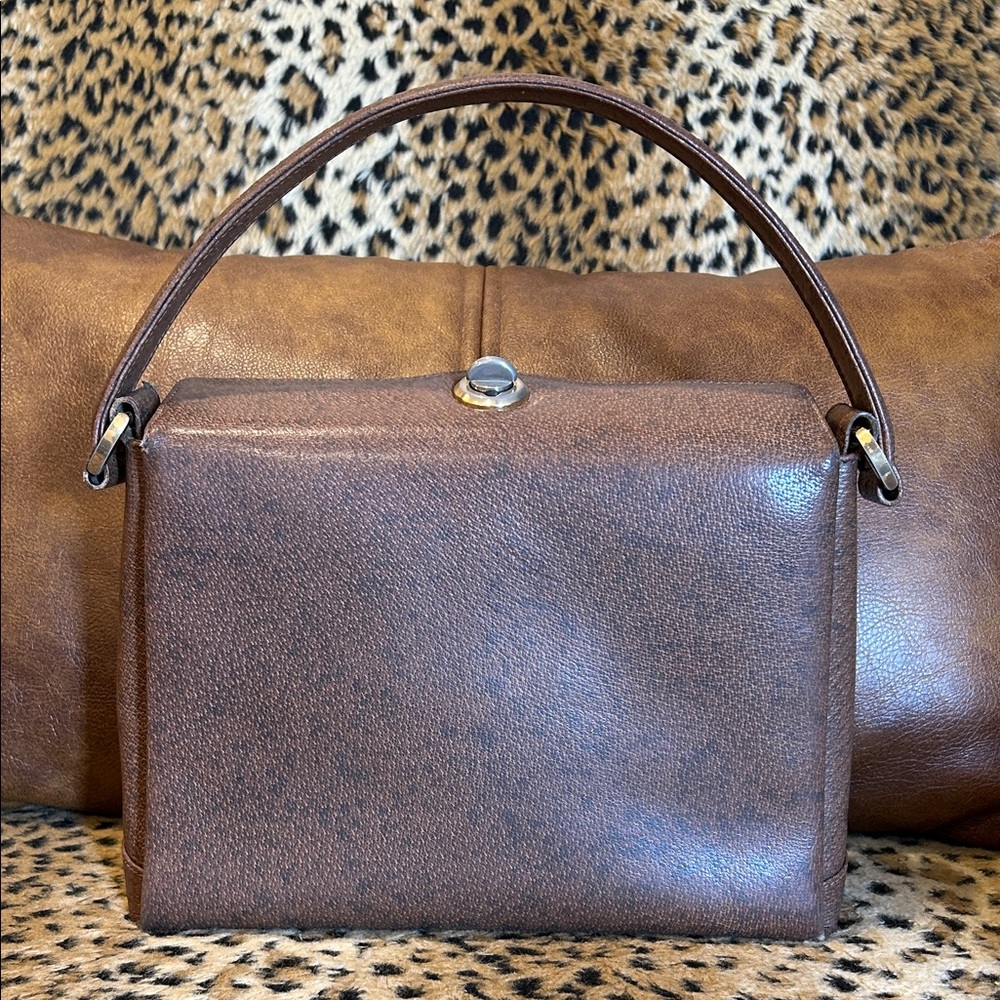 Gucci Vintage Leather Top Handle Bag
